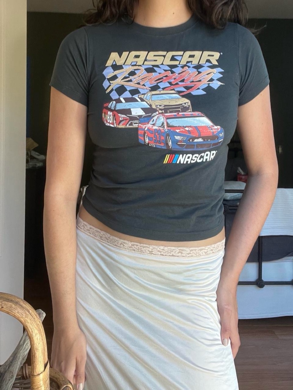 Nascar graphic y2k baby t